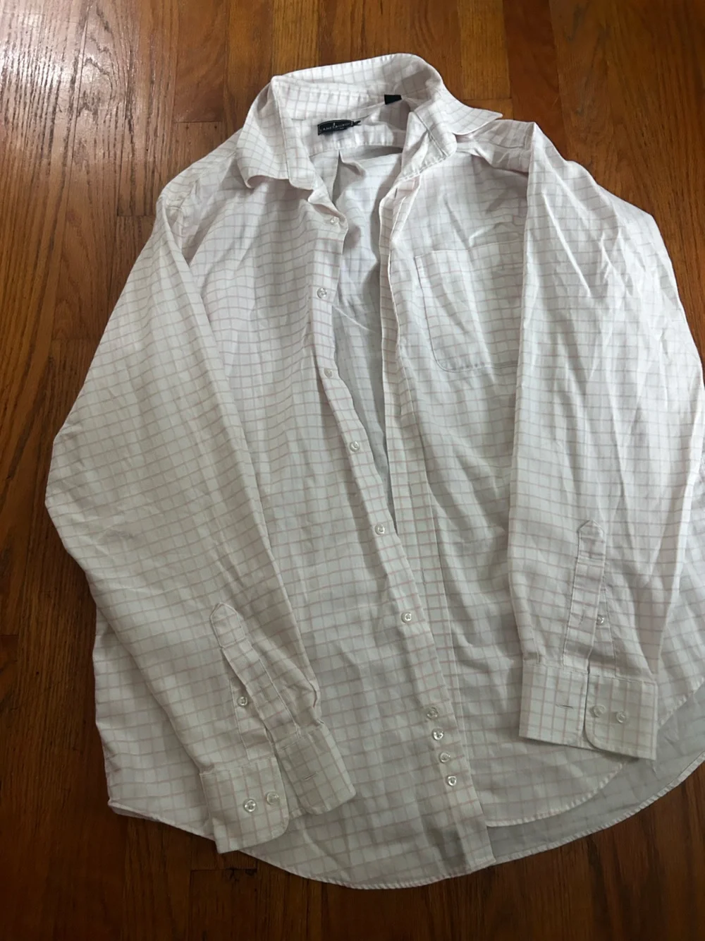 Lanesboro Men's Light Colored Button-Up Shirt